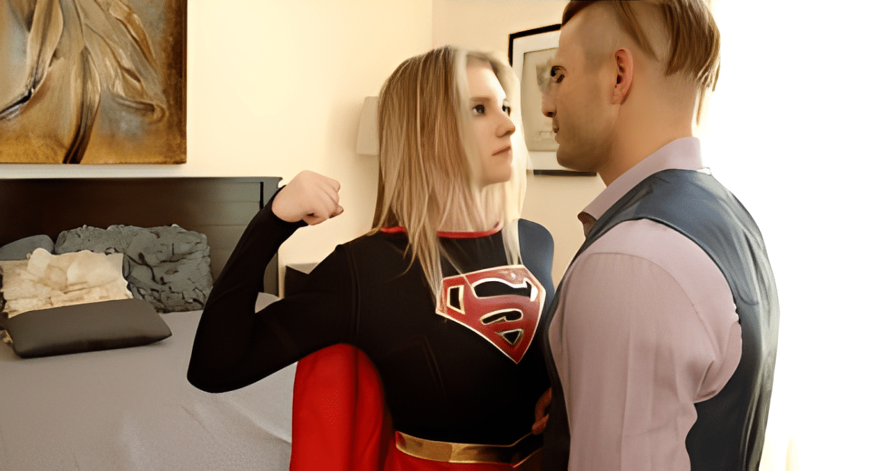 avฝรั่ง ซูเปอร์เกิร์ลบำเรอรัก Supergirl-Therapy-Melody Marks